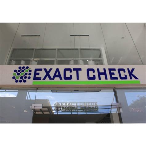 exact check